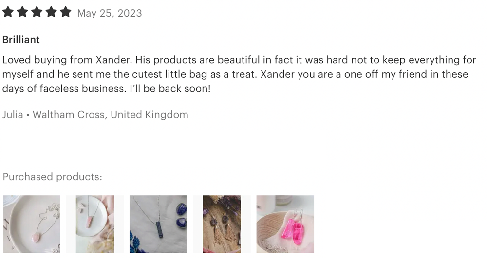 Review of Xander Kostroma jewellery