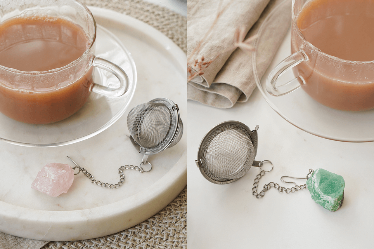Crystal Tea Strainers by Xander Kostroma