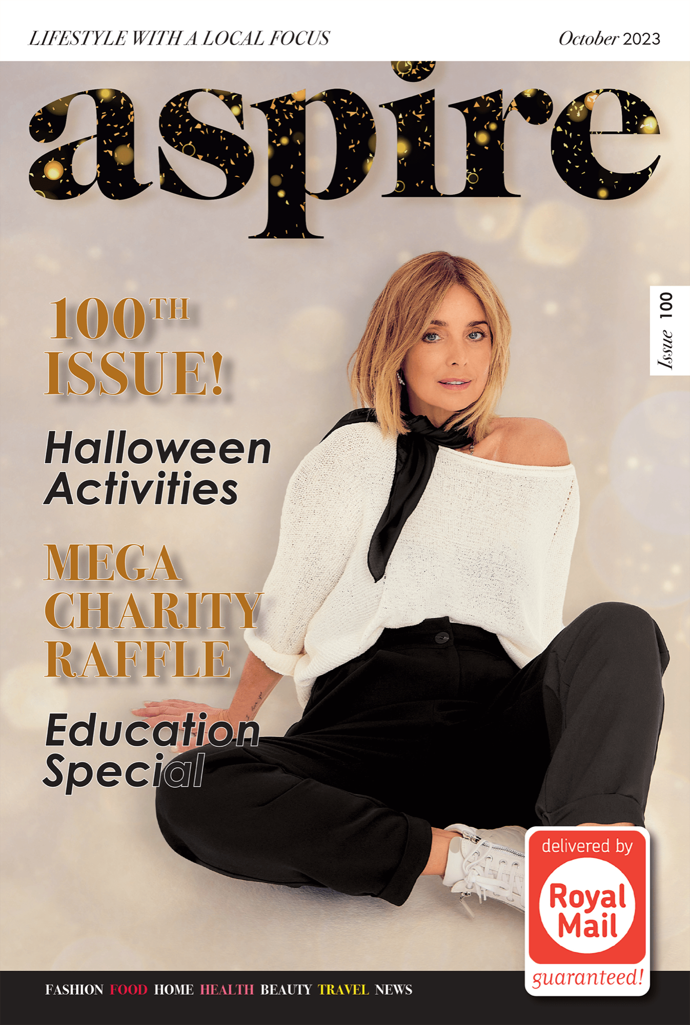 Aspire Magazine featruring Xander Kostroma Gua Sha, October 2023