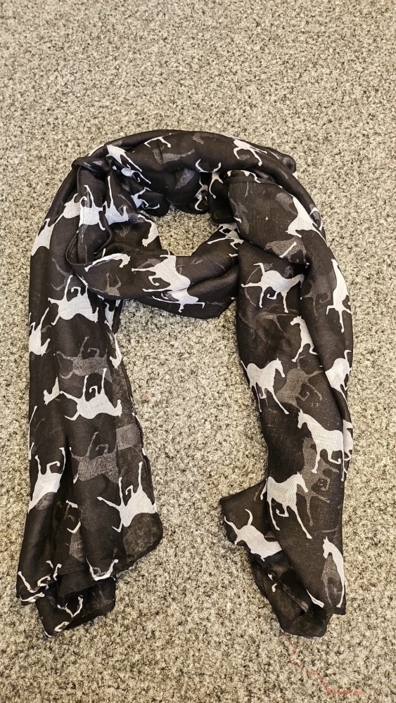 Intrigue Running Horse Scarf