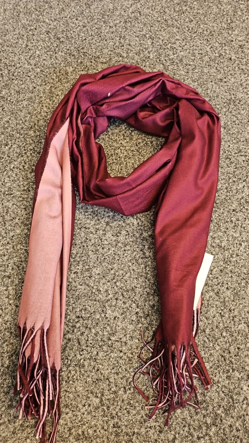 Intrigue Burgundy Scarf