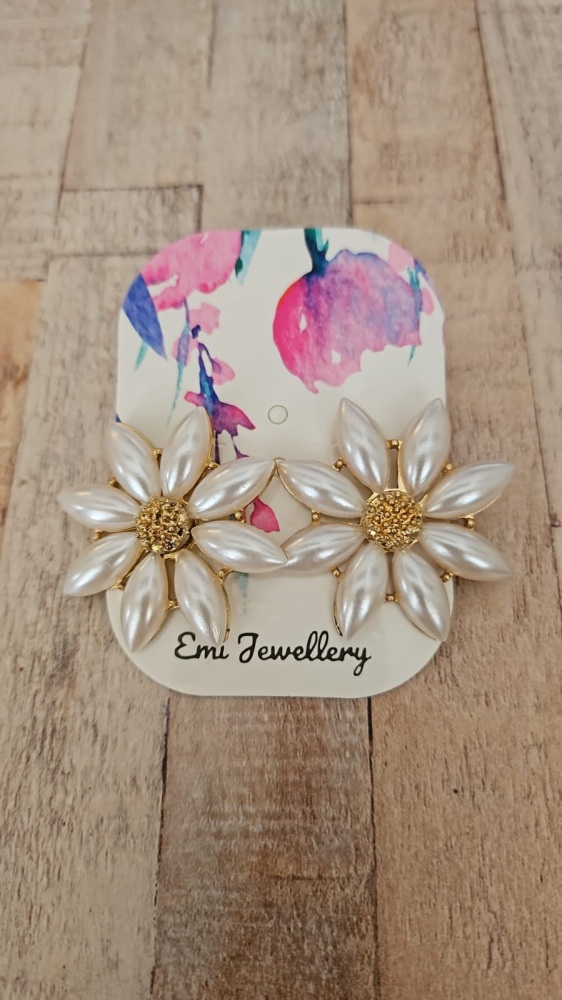 Emi Jewellery - Faux Pearl Earrings
