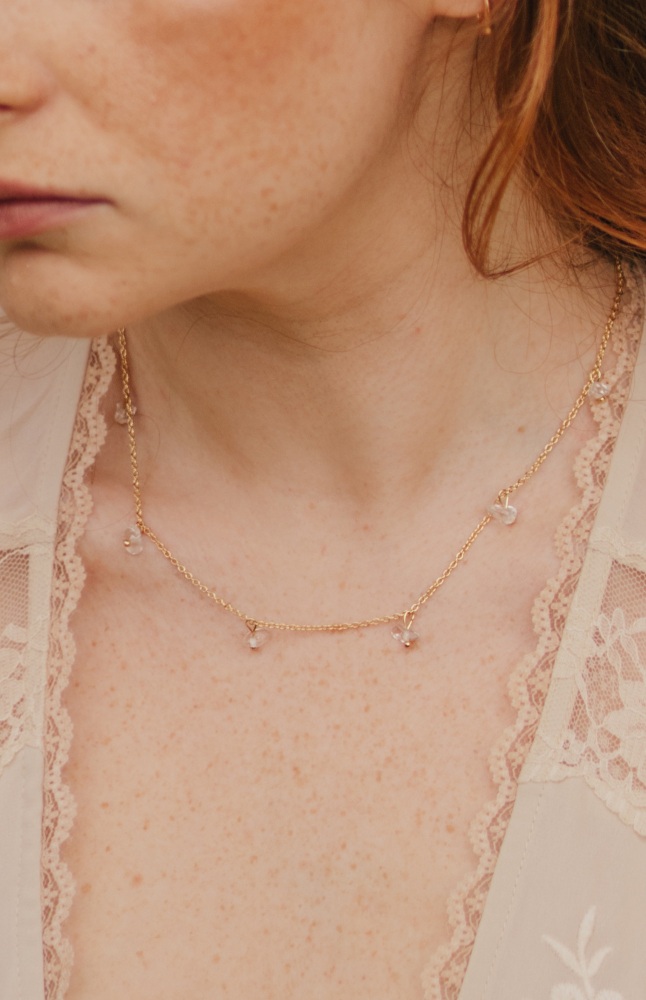 Delicate Quartz Necklace