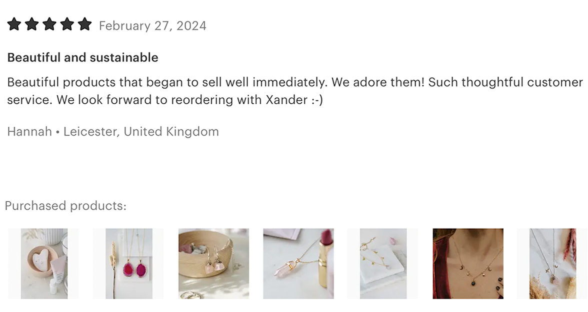 Xander Kostroma crystal jewellery review