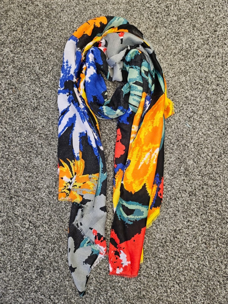 Intrigue Floral Printed Scarf