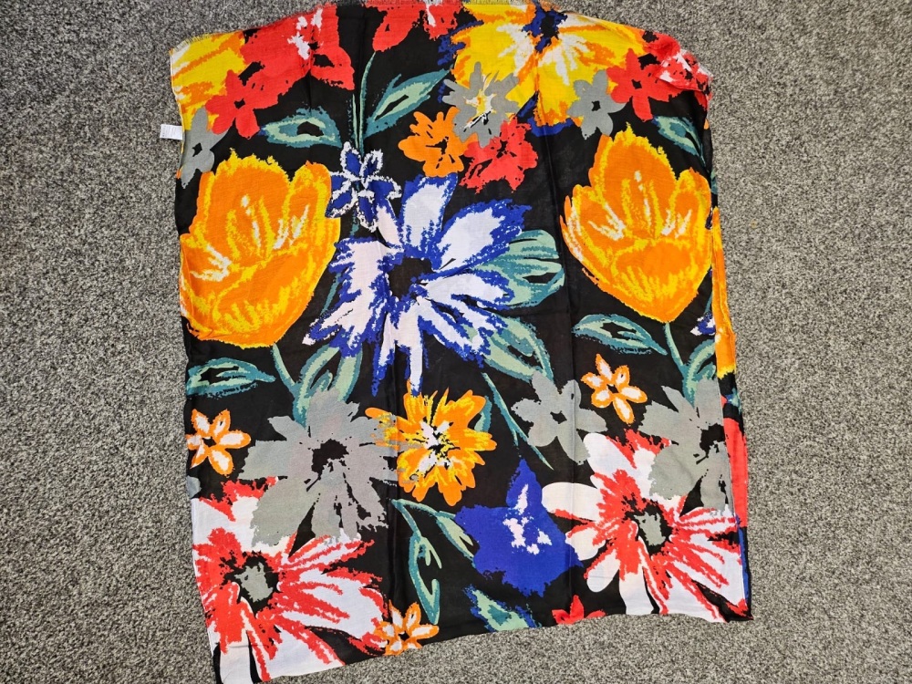 Intrigue Floral Printed Scarf