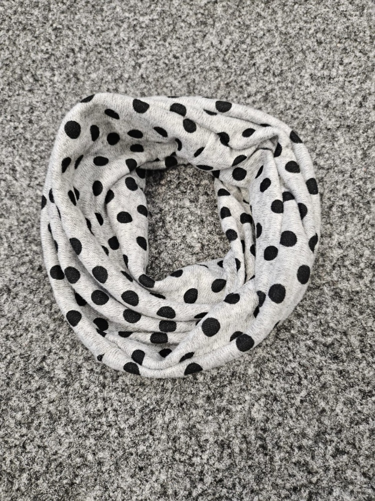 Intrigue Wrap Head/Neckl Scarf - Polka Dot