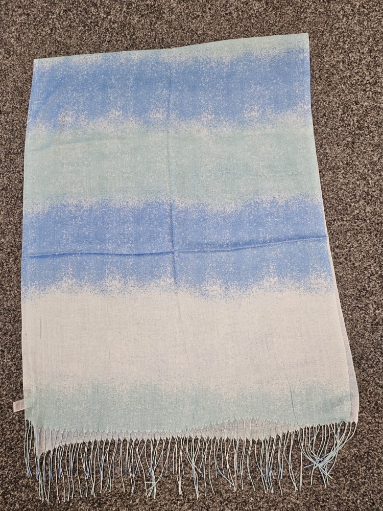 Intrigue Light Blue Winter Scarf