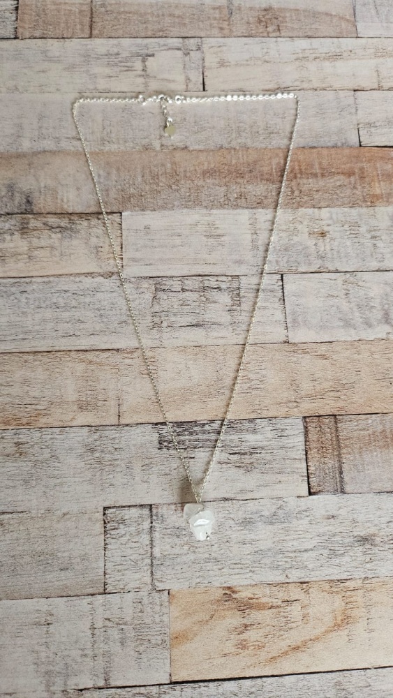 925 Sterling Silver & Quartz Pendant Necklace