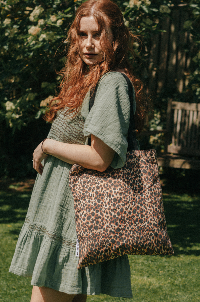 Leopard Print Tote Bag