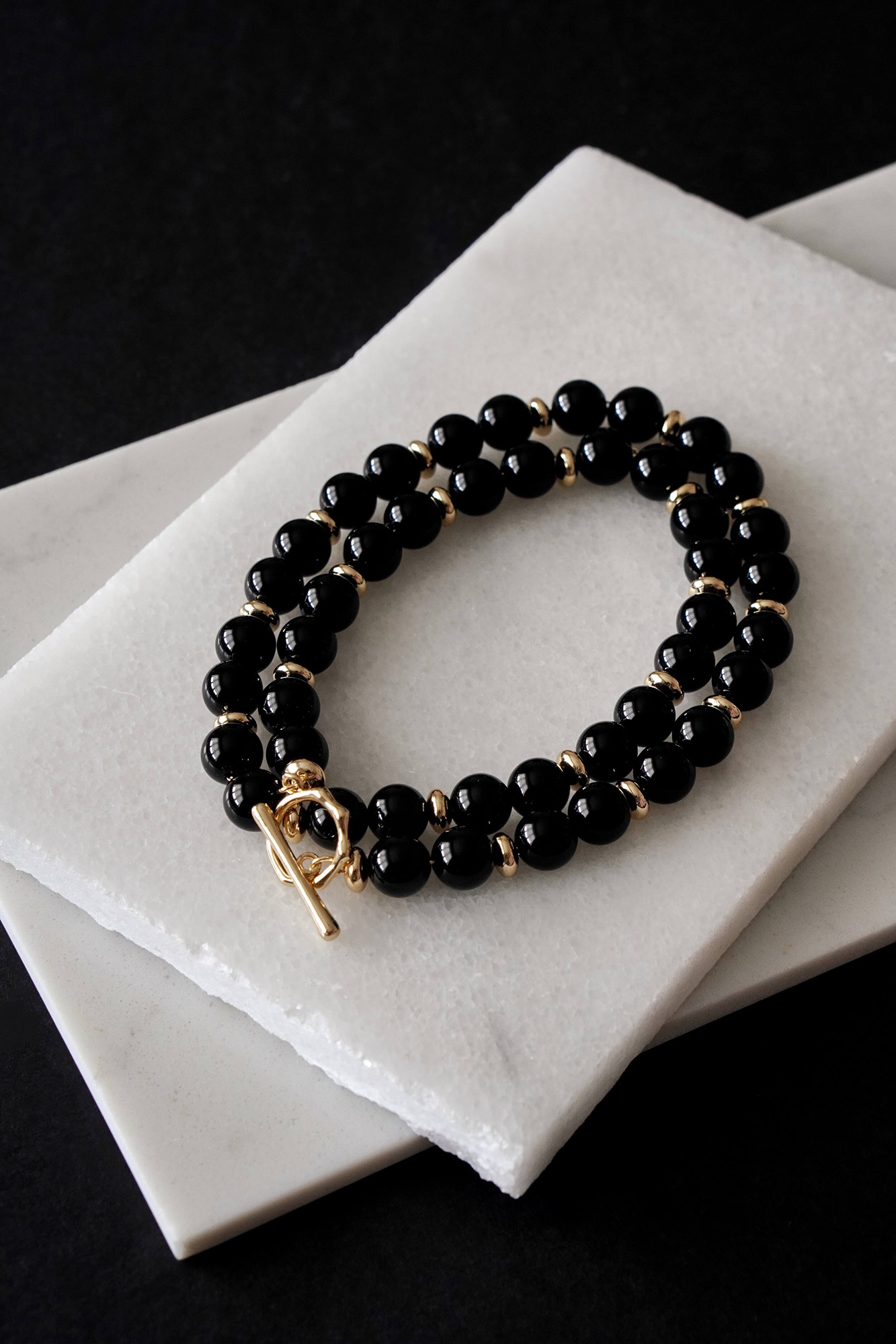 Mens Black Onyx Bracelet by Xander Kostroma