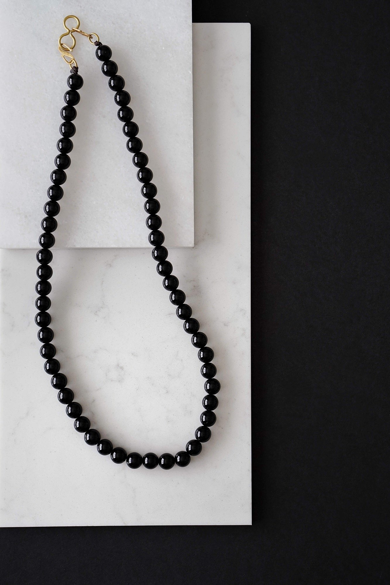 Mens Black Onyx Necklace by Xander Kostroma