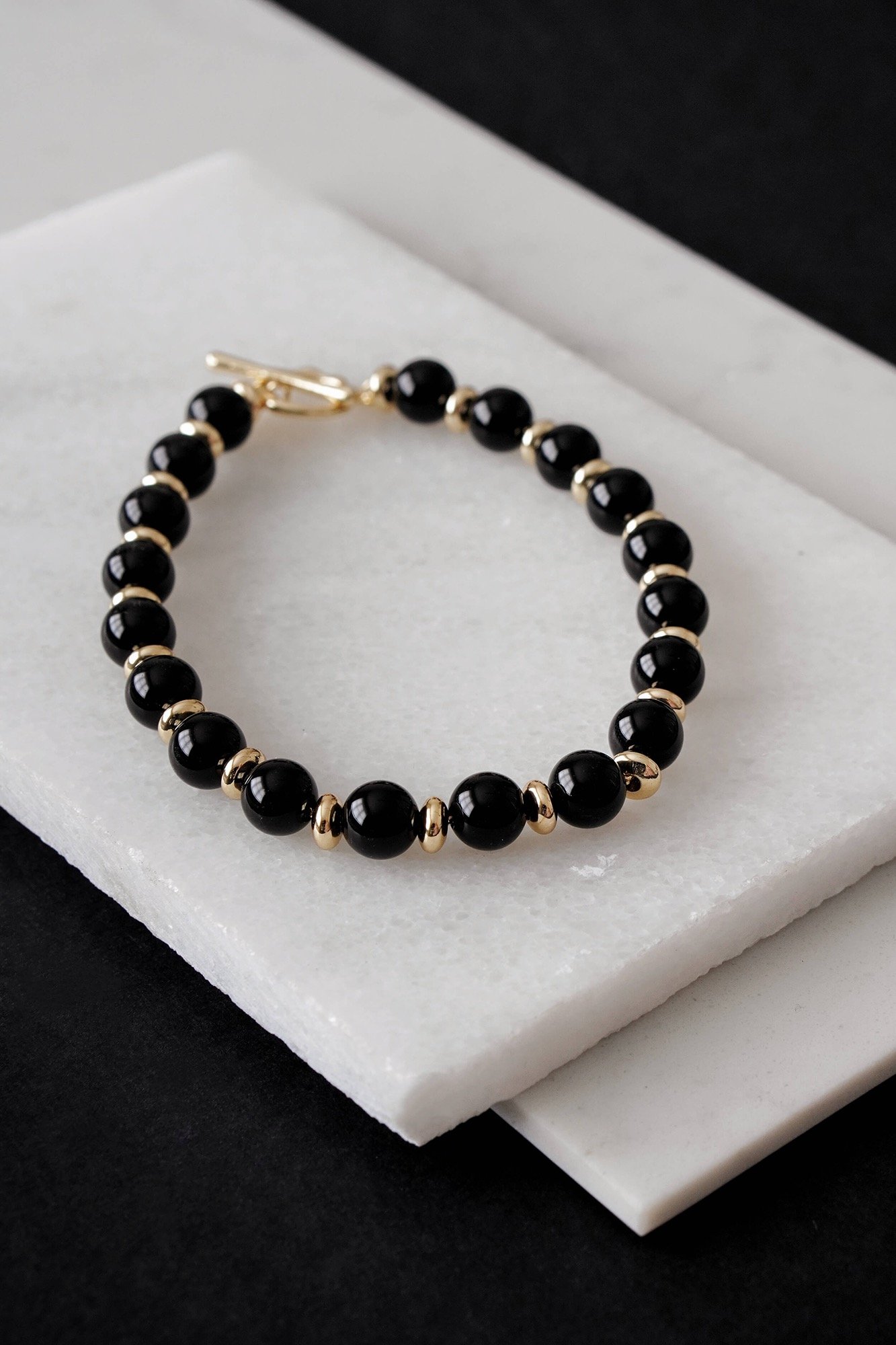 Mens Black Onyx Bracelet by Xander Kostroma