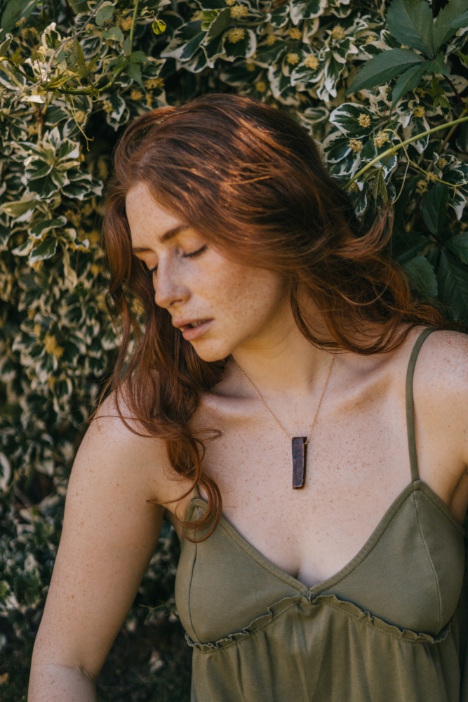 14ct Gold Plate & Tiger's Eye Necklace