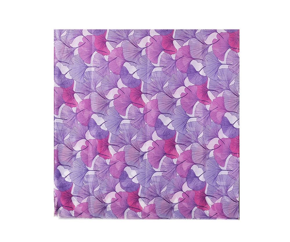 Pink Mix Ginkgo Leaf Pashmina Scarf