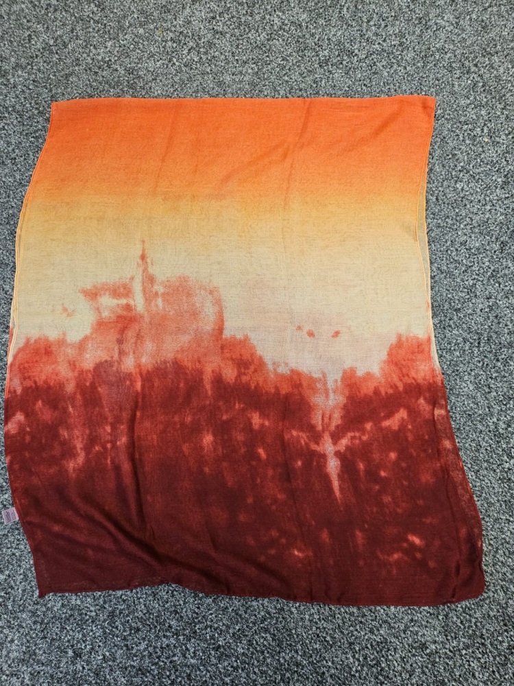Intigue Fire Orange Scarf