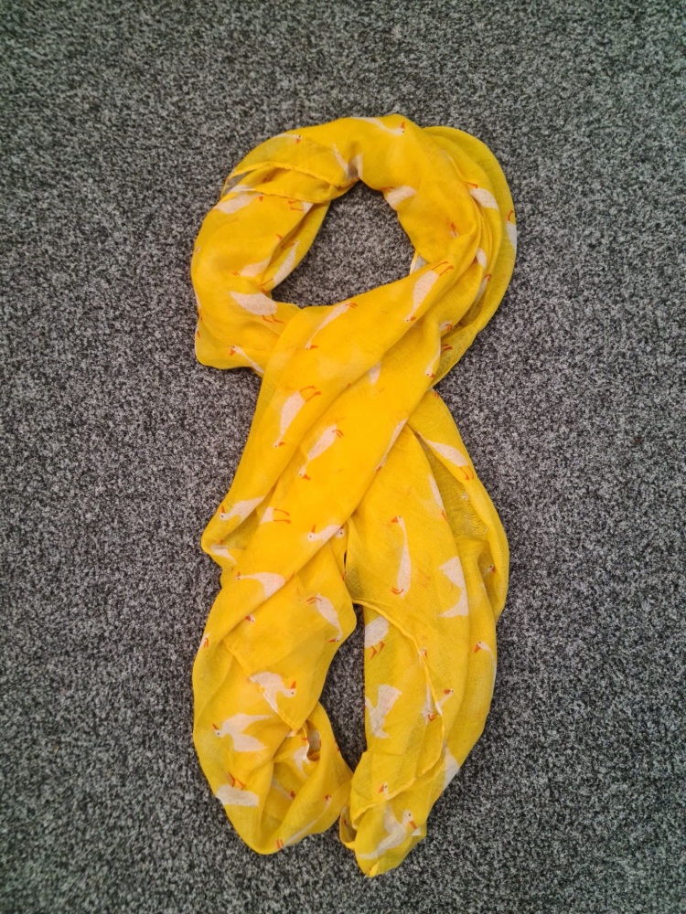 Intrigue Duck Print Scarf