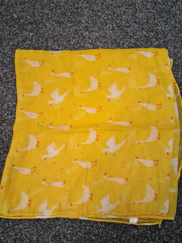 Intrigue Duck Print Scarf
