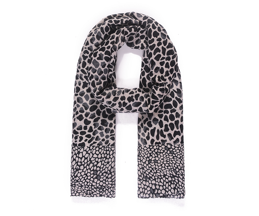 Xander Kostroma Sample Leopard Border Scarf