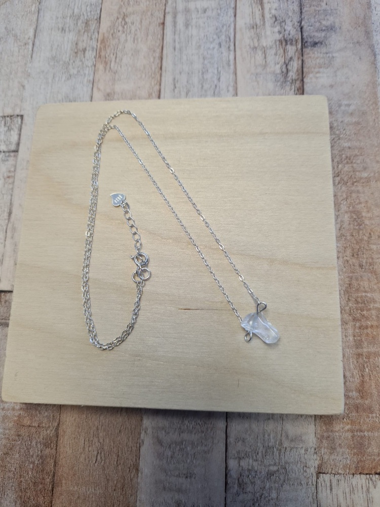 925 Sterling Silver Quartz Necklace