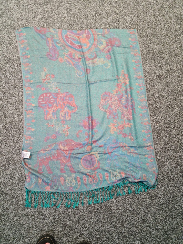 Xander Kostroma Elephant Pashmina - SECONDS