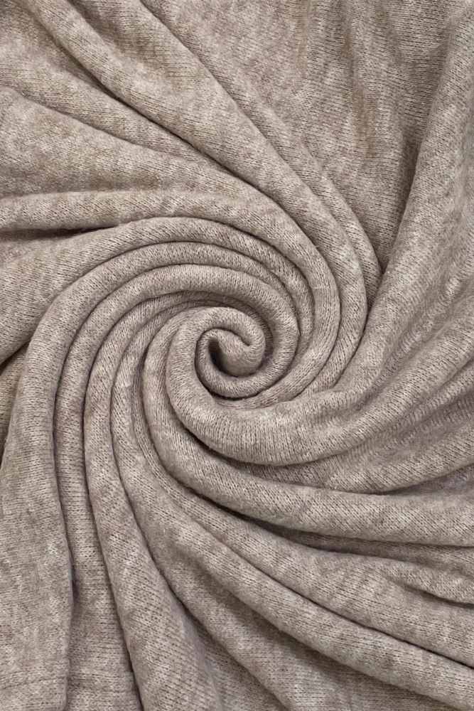 Soft Cream Wool Blend Knit Poncho