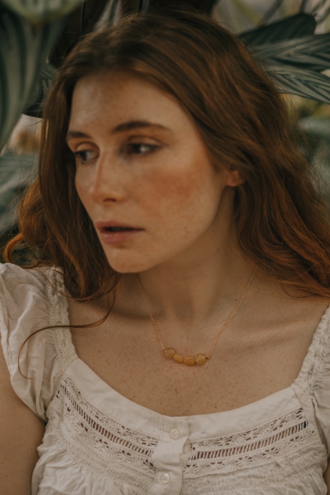 Orange Agate Statement Necklace