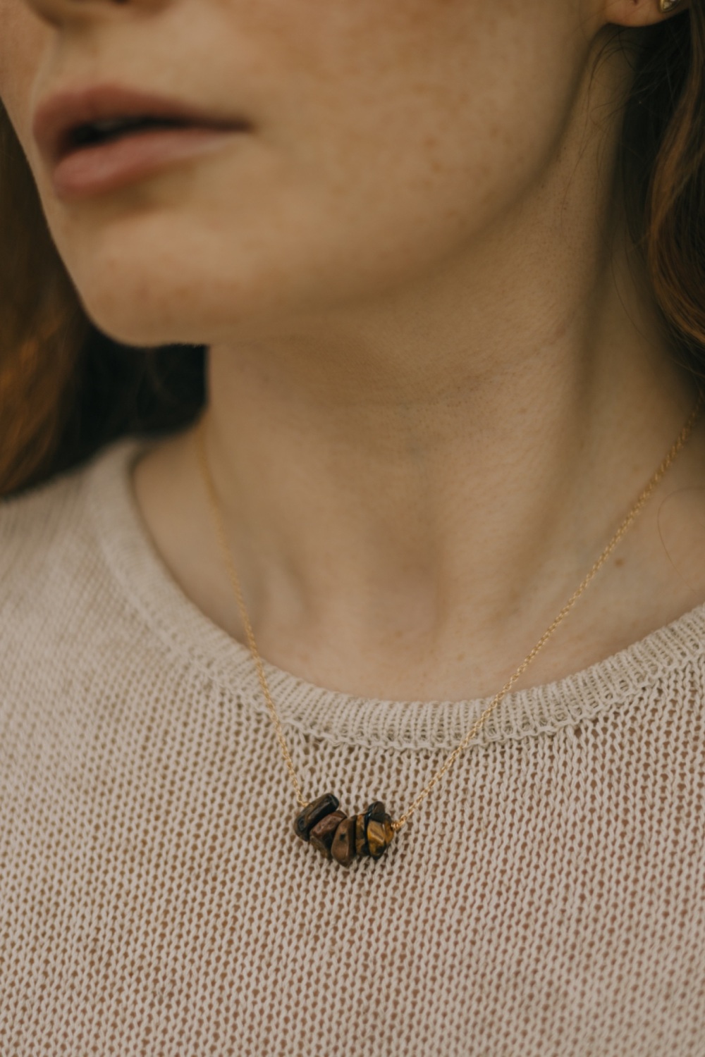 Tigers Eye Pendant Necklace