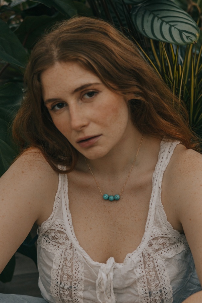 Turquoise Crystal Statement Necklace