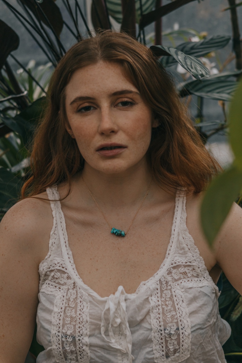 Turquoise Crystal Necklace