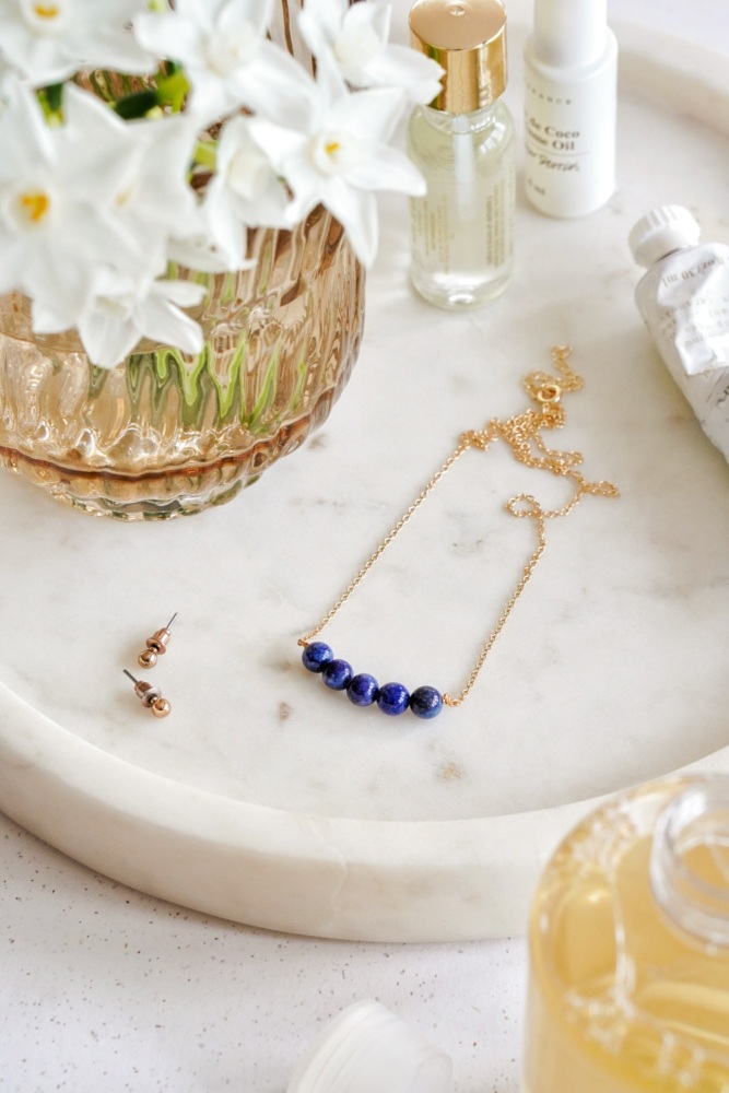 Lapis Lazuli Statement Necklace