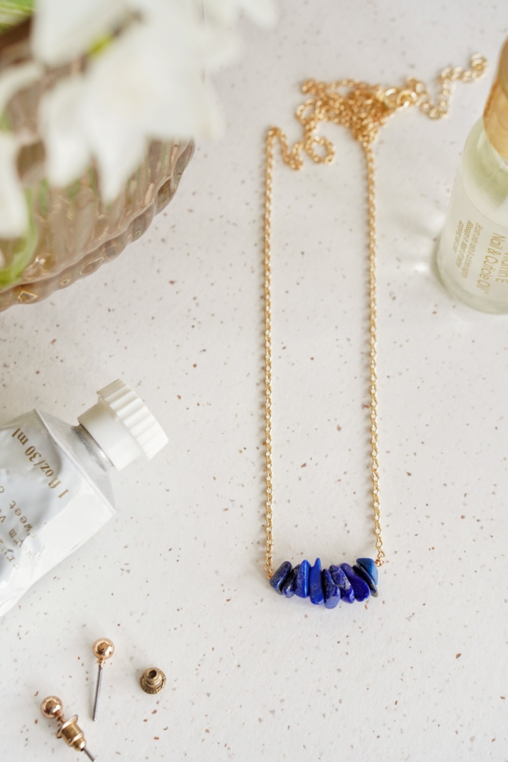 Lapis Lazuli Crystal Necklace