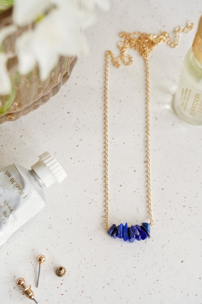 Lapis Lazuli Crystal Necklace
