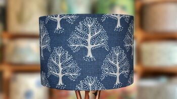 Great Oak Trees Blue Lampshade (20cm-40cm sizes)