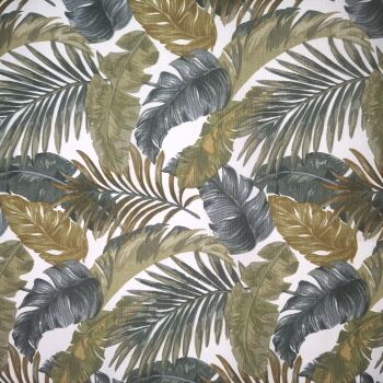 Leaves Fabric - Half Panama