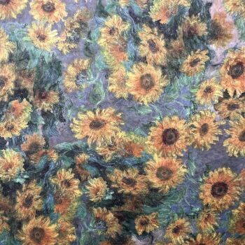 Van Gogh Sunflowers - Velvet