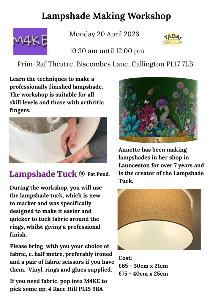 Shop Copy Lampshade Making Workshop