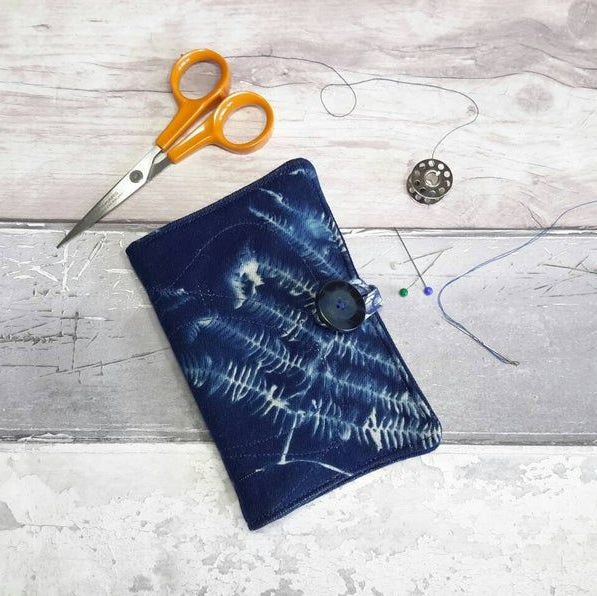 Cyanotype needle case book