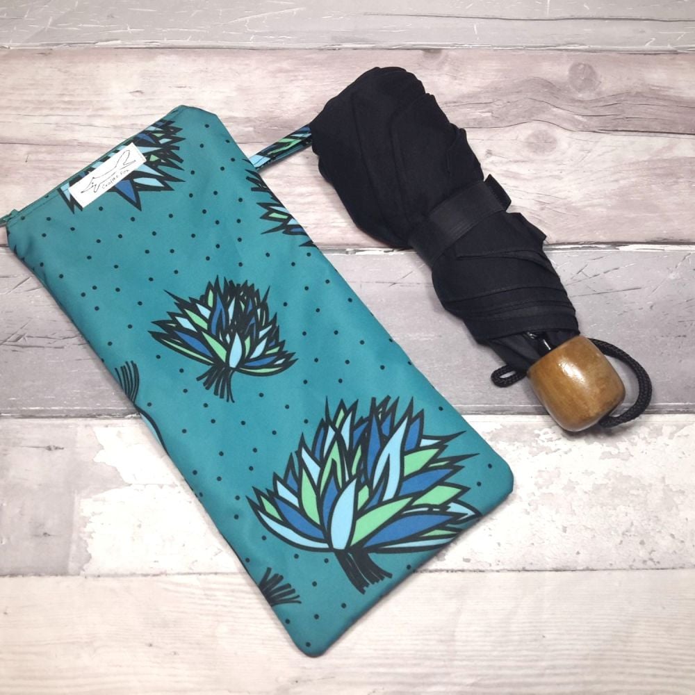 Blue Chive brolly bag