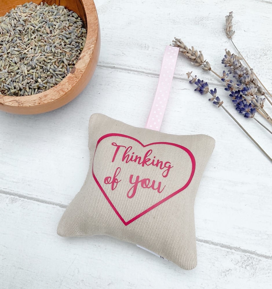 Thinking of you lavender bag