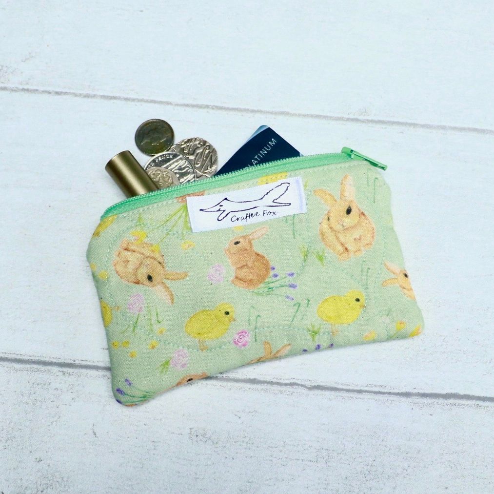 Green rabbit coin purse