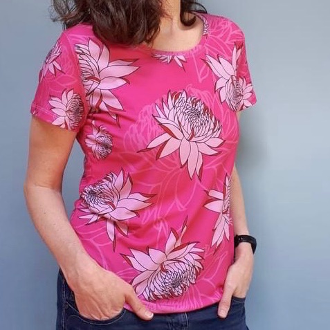Pink Dahlia t-shirt