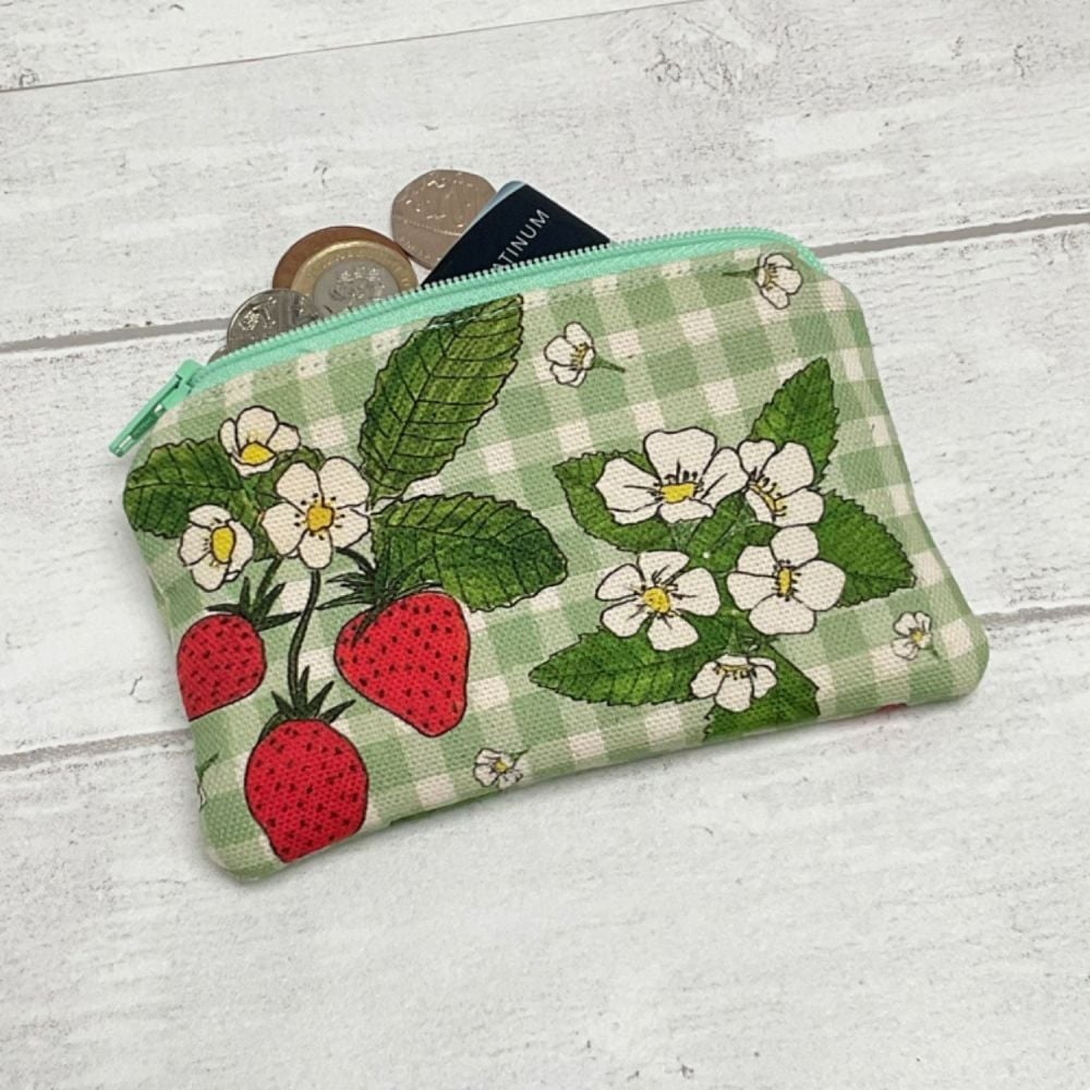 Strawberry coin purse