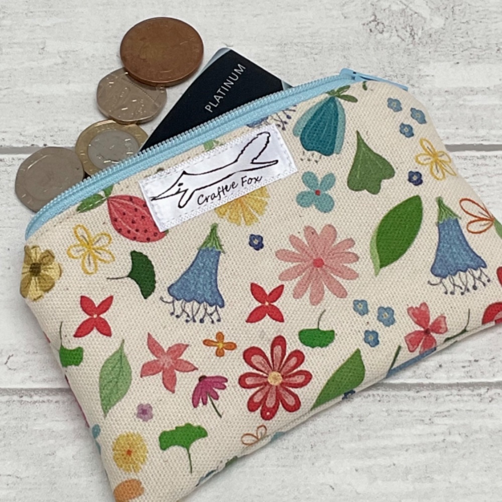 Fun florals coin purse