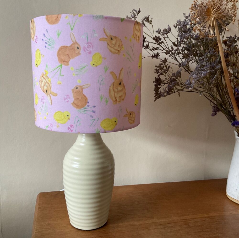 Rabbit print 20cm lampshade