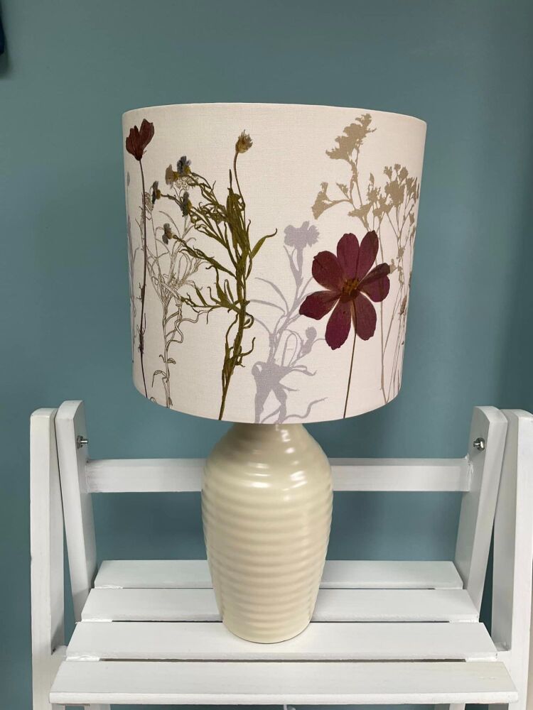 Wildflower lampshade