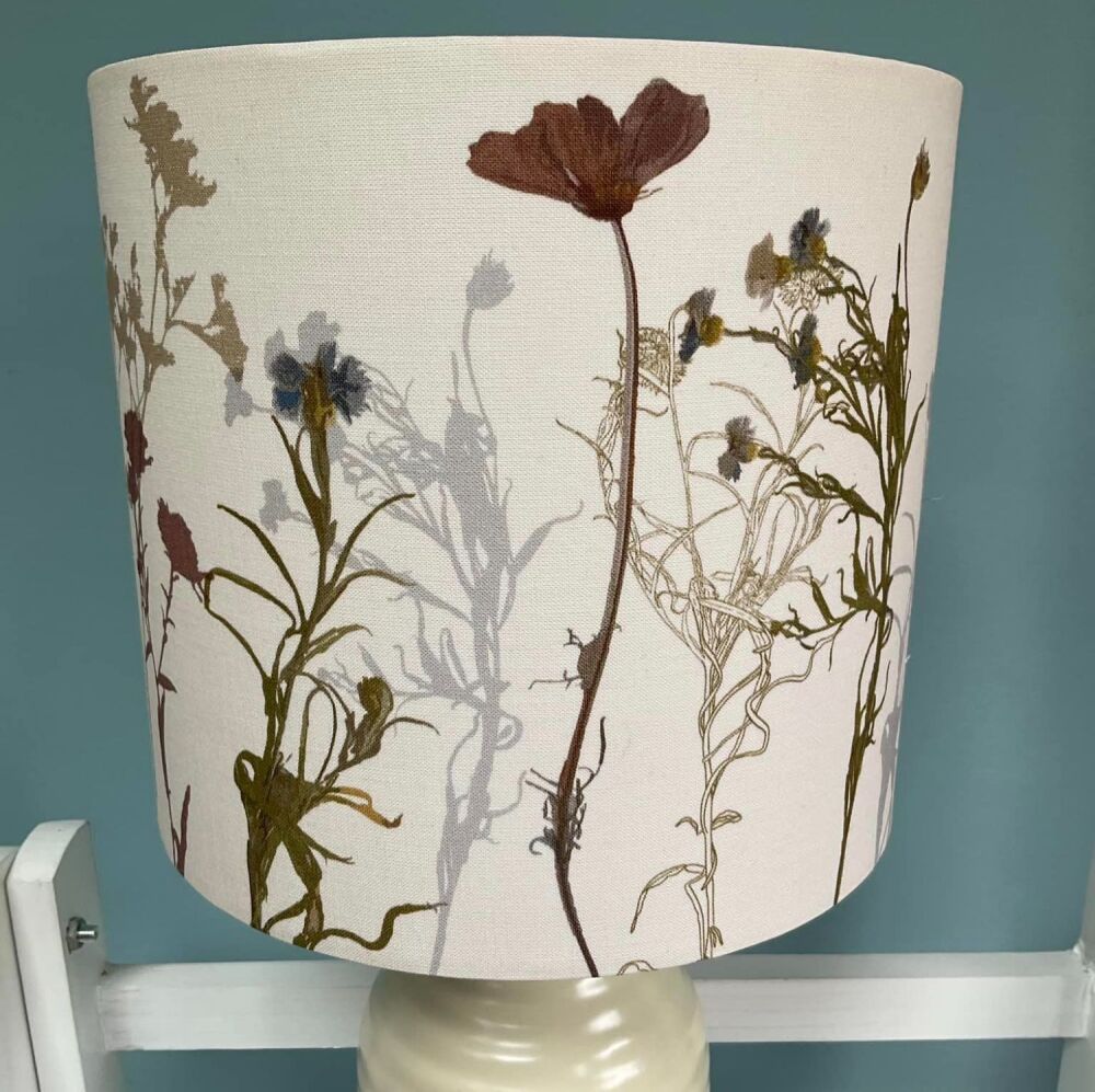Wildflower lampshade