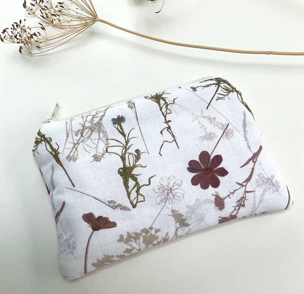 Wildflower coin purse