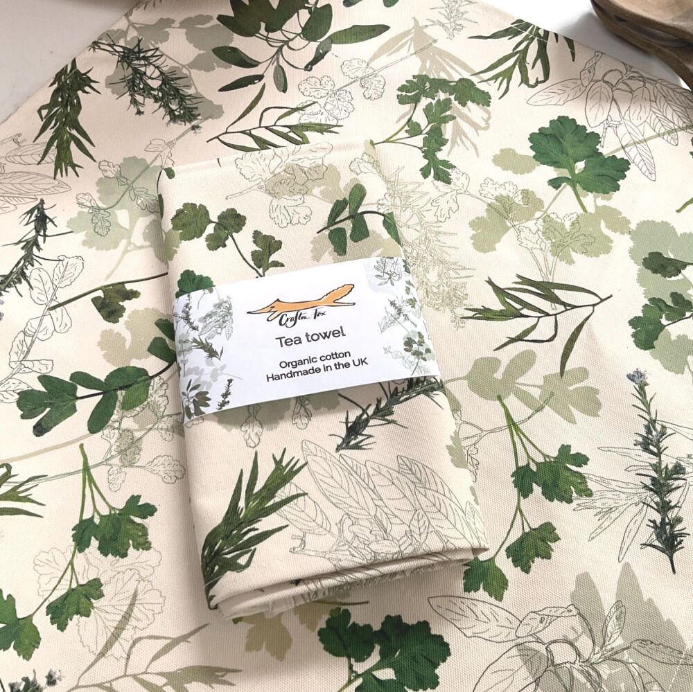 Herb tea towels