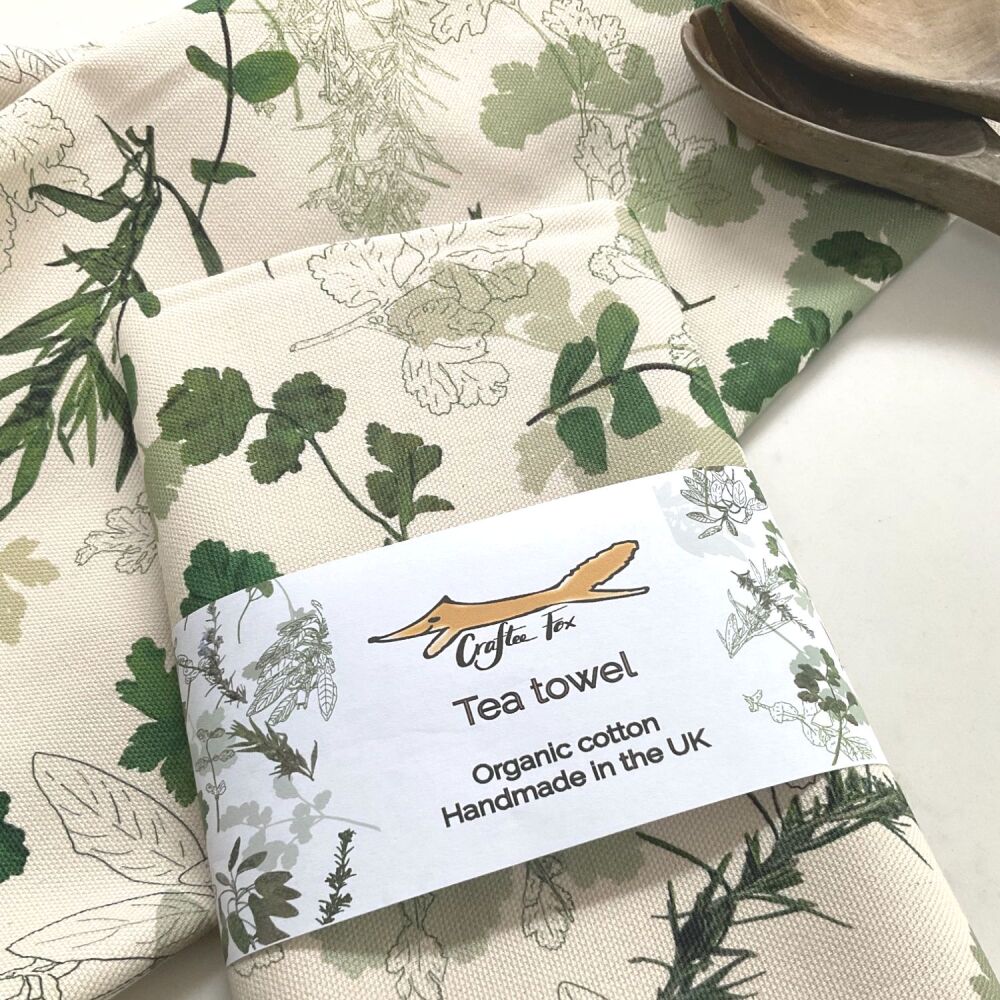 Herb tea towels